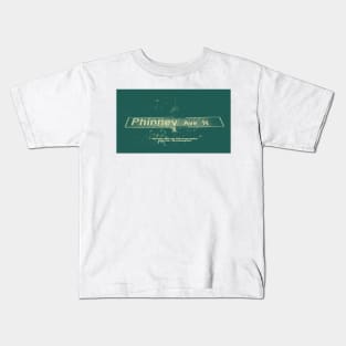 Phinney Avenue North, Seattle, Washington by Mistah Wilson Kids T-Shirt